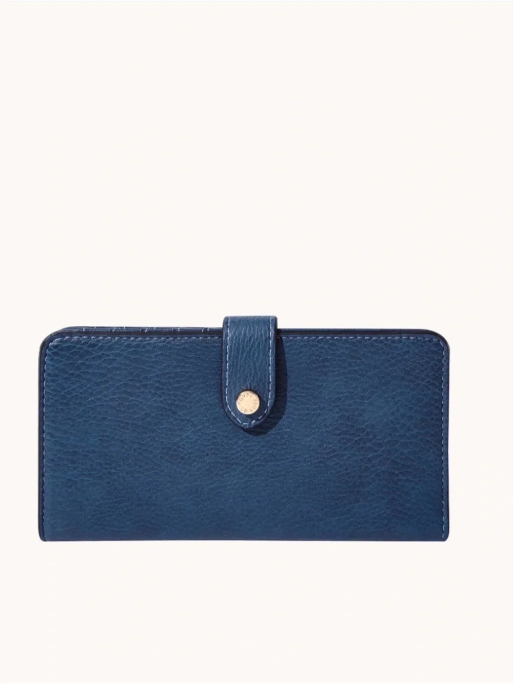 Poppy & Peonies Cream and Navy Structured Canvas Tote Bag & wallet (set) - Picture 7 of 10
